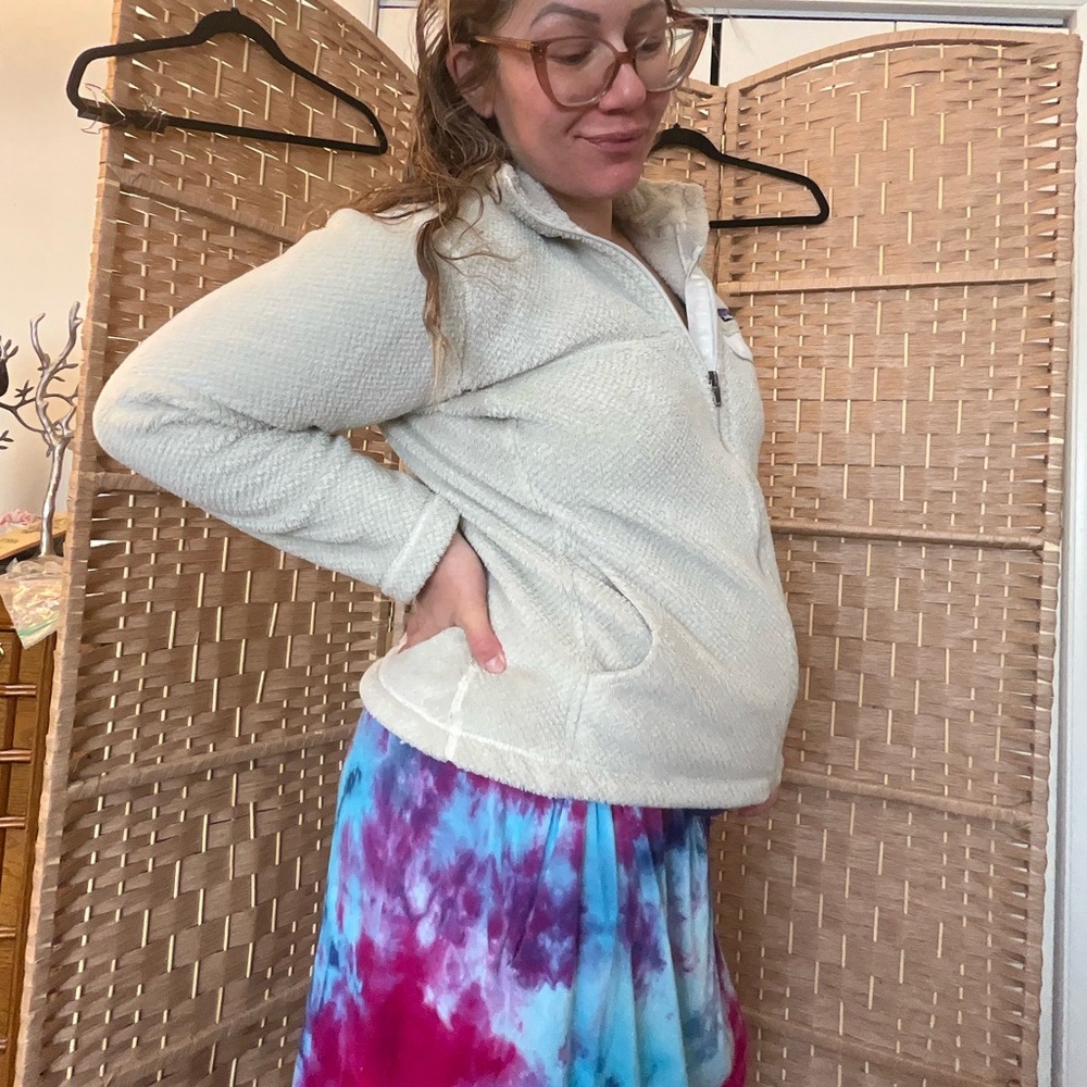 Patagonia Re-Tool Cream Fleece Jacket - Picture 10 of 12